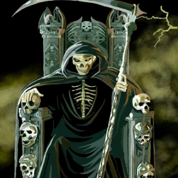 dcspooky dcthrone devil hell skeleton