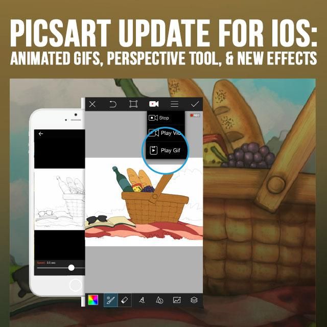 PicsArt photo editor iOS update 